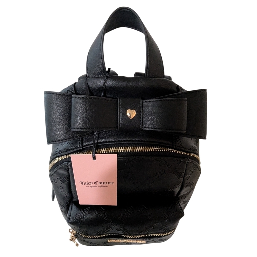 Juicy Couture Black Mini Women's Backpack - Picture 4 of 9